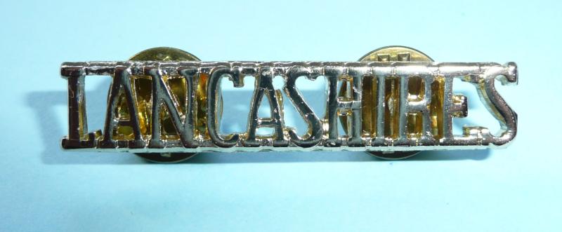 Lancashires AA Anodised Staybrite Shoulder Title
