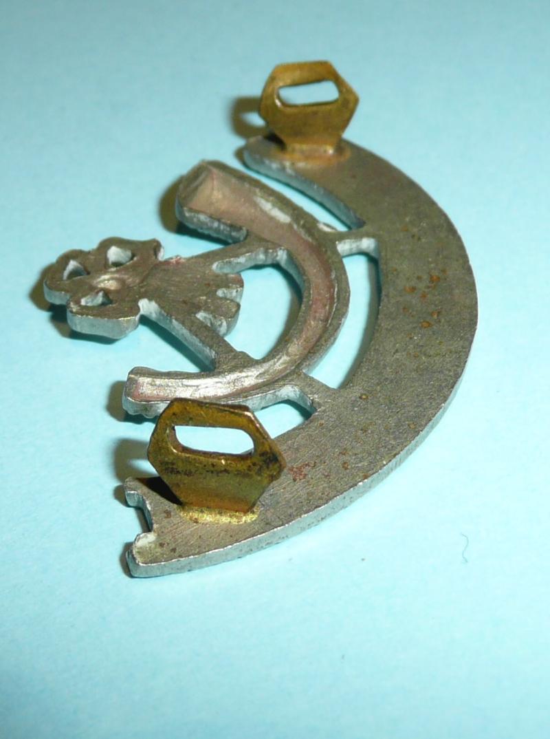 Somerset & Cornwall Light Infantry (SCLI) White Metal Shoulder Title