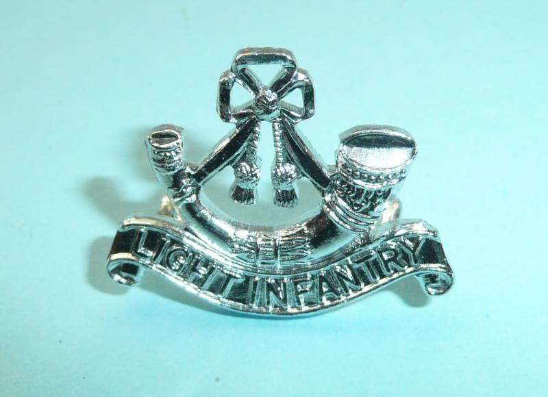 The Light Infantry AA Anodised Staybrite Shoulder Title Badge