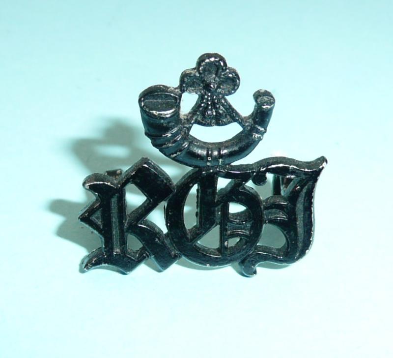 The Green Jackets Blackened AA Anodised Staybrite Shoulder Title (Loops)