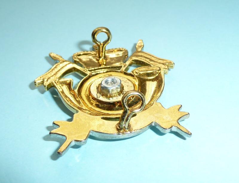 King's Own Yorkshire Yeomanry (Light Infantry) KOYY(LI) Bi-Metal and Enamel Cap Badge