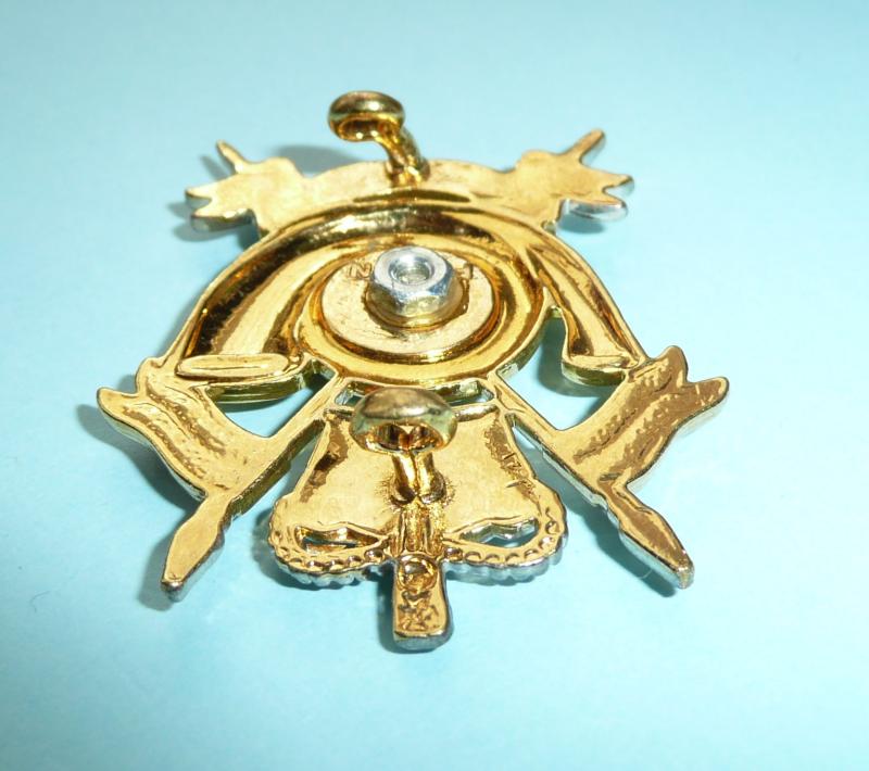 King's Own Yorkshire Yeomanry (Light Infantry) KOYY(LI) Bi-Metal and Enamel Cap Badge