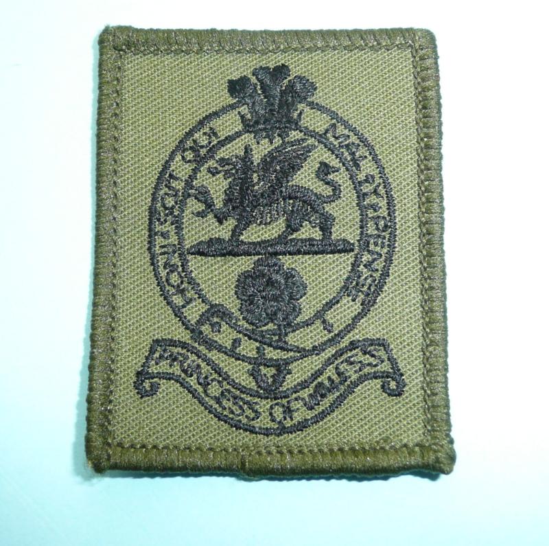 Prncess of Wales's Royal Regiment (PWRR) Other Ranks Beret Woven Cloth  Patch Badge