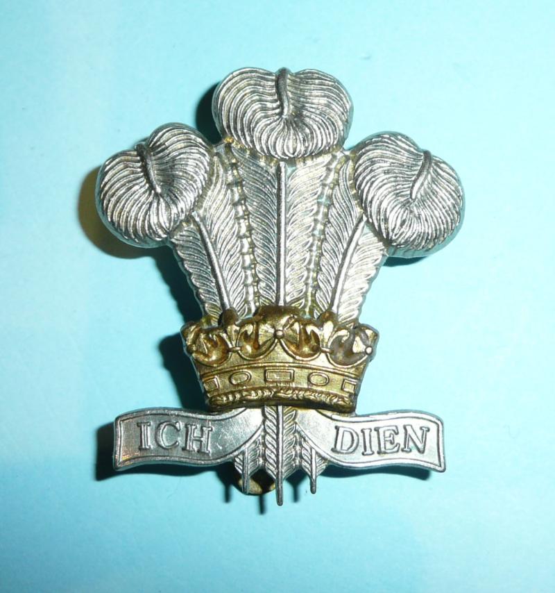 Royal Regiment of Wales Other Ranks Bi-Metal Cap Badge