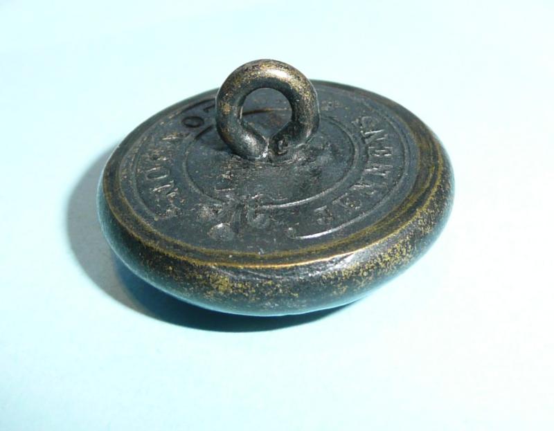 QVC Royal Irish Rifles (RIR) Officer's Blackened Brass Large Pattern Button