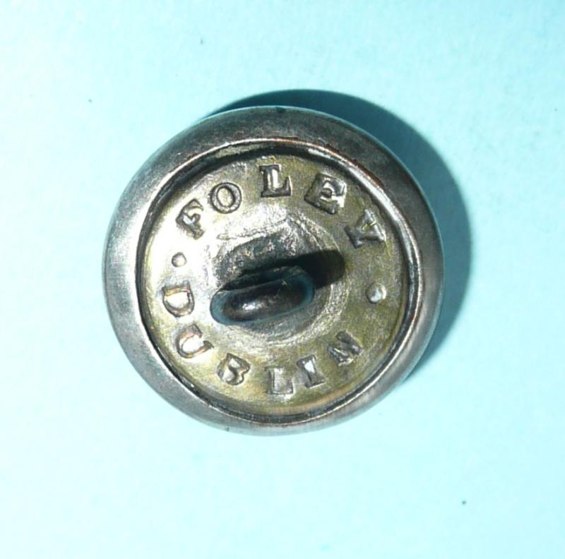 Irish Militia - Wexford Regiment of Militia Officer's Silver Plated Small Pattern Button