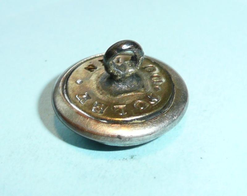 Irish Militia - Wexford Regiment of Militia Officer's Silver Plated Small Pattern Button