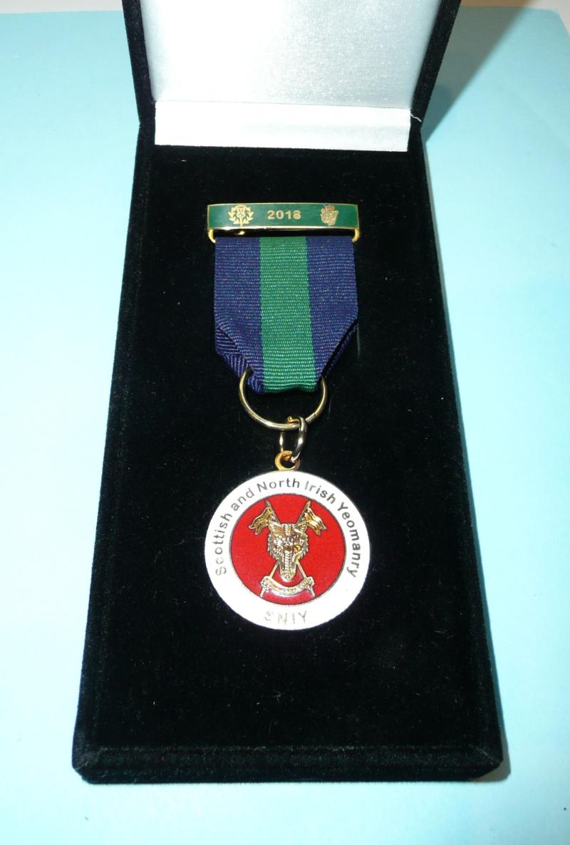 Scottish & North Irish Yeomanry SNIY, Guidon Parade Commemoration Medal, 2018 Mint in Box