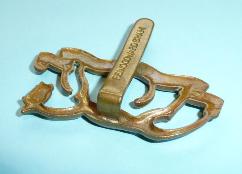 The Berkshire Yeomanry Other Ranks Brass Cap Badge - Woodward