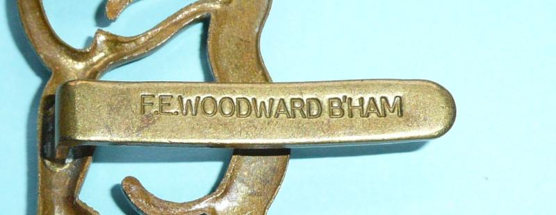 The Berkshire Yeomanry Other Ranks Brass Cap Badge - Woodward