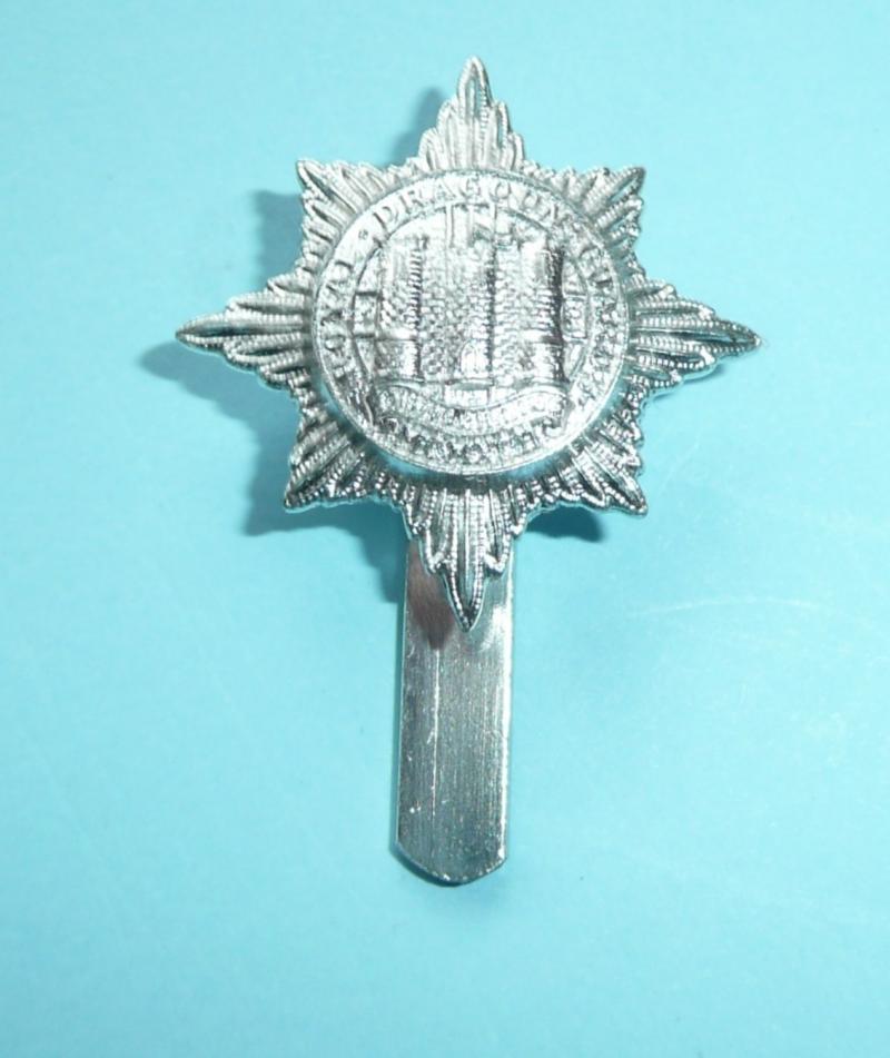 Royal Dragoon Guards (RDG) NCOs AA Silver Anodised Staybrite Smal Cap Badge Star  - Firmin