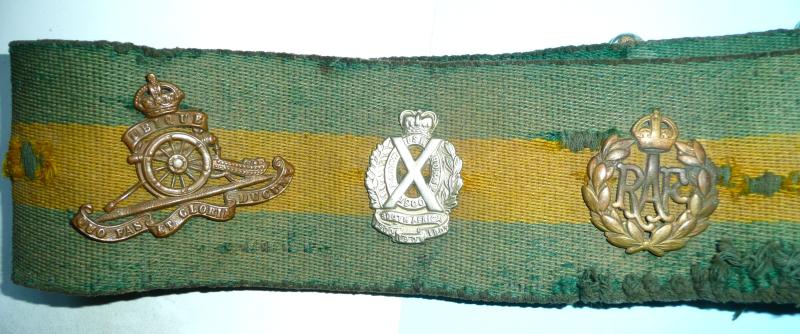 RECCE Reconnaissance Corps Trophy Stable Belt with Badges